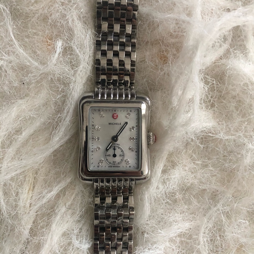 Michele watch with diamonds